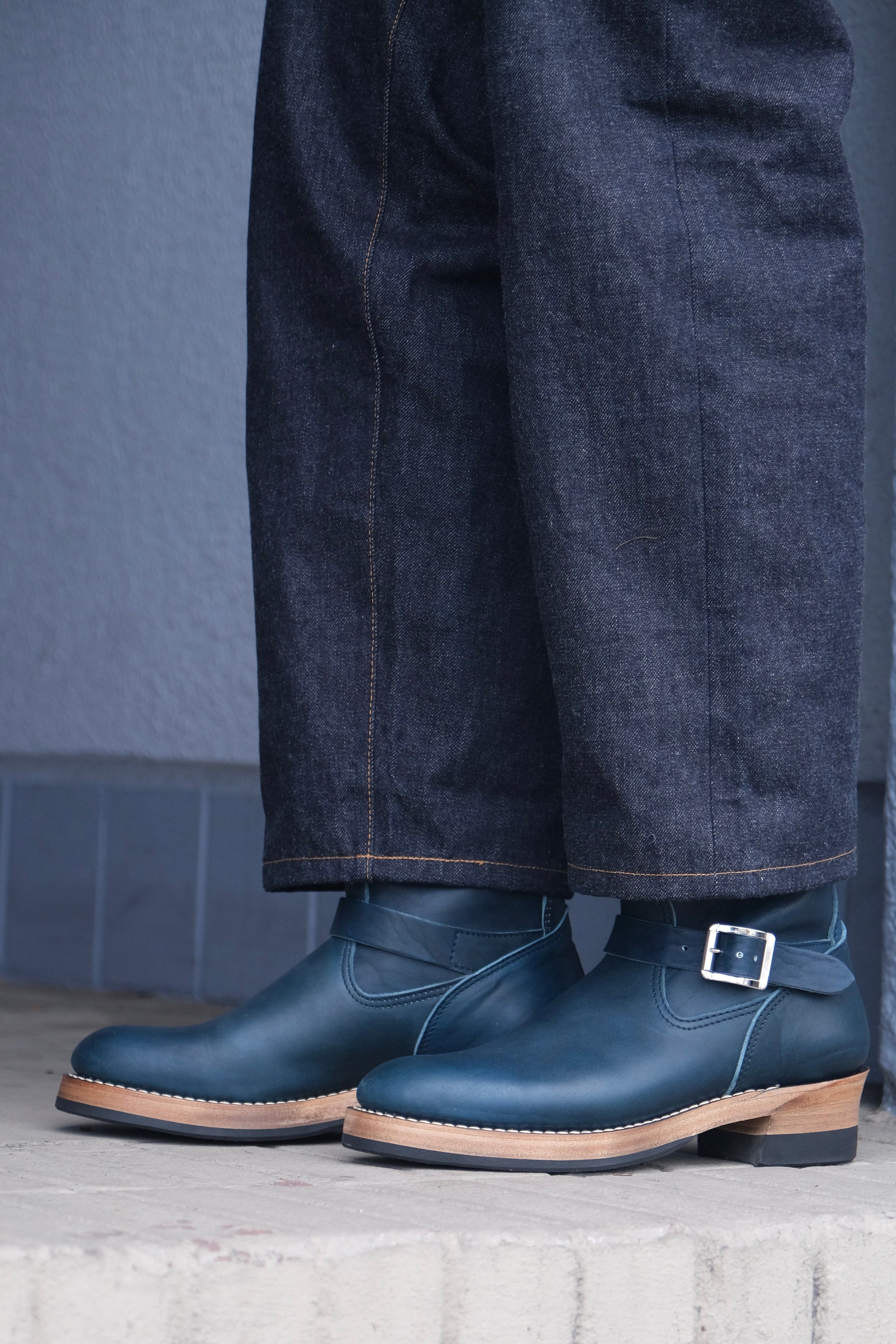 Attractions - Biltbuck Lot.444SP Indigo Horsebutt Engineer Boots 