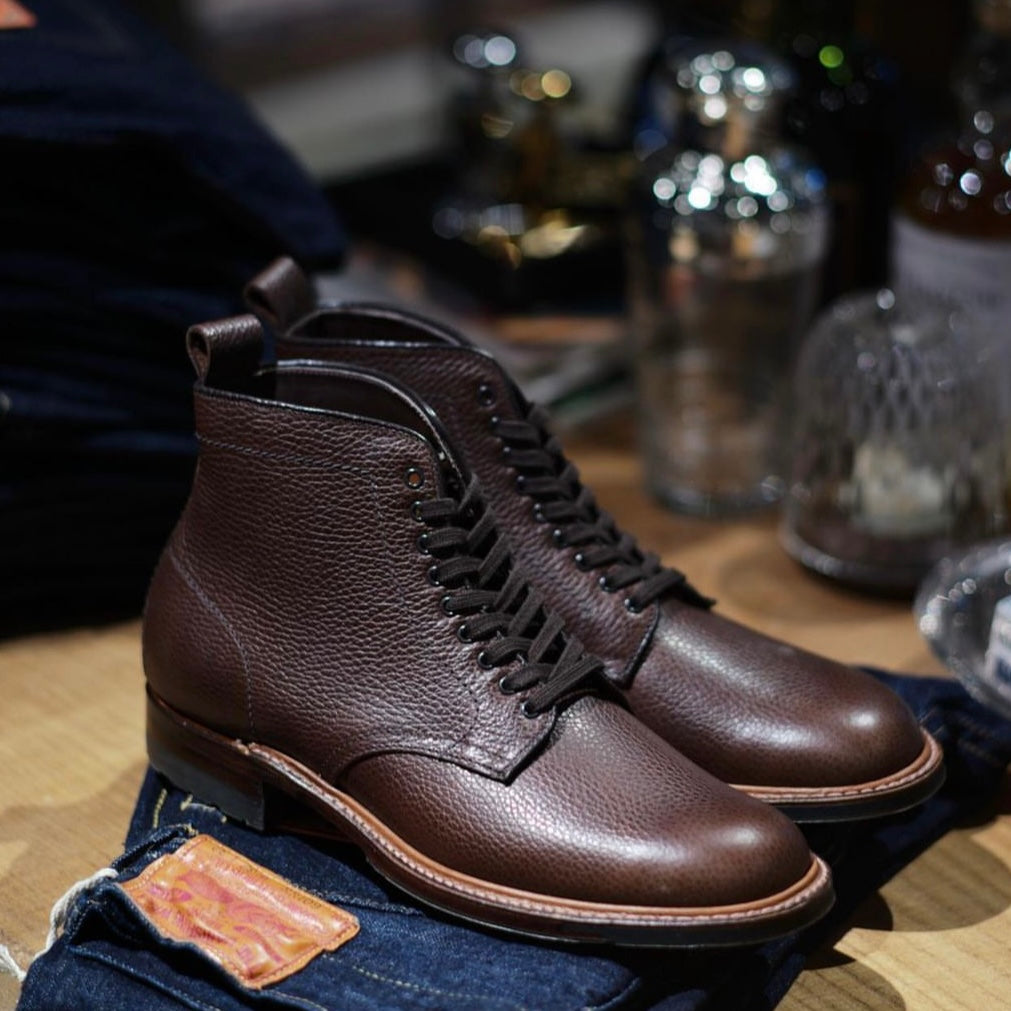 Alden x Brogue San Mateo Plain Toe Boot