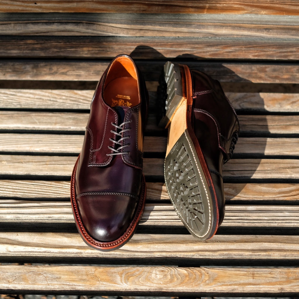 Alden x Brogue Cap Toe Service Blucher