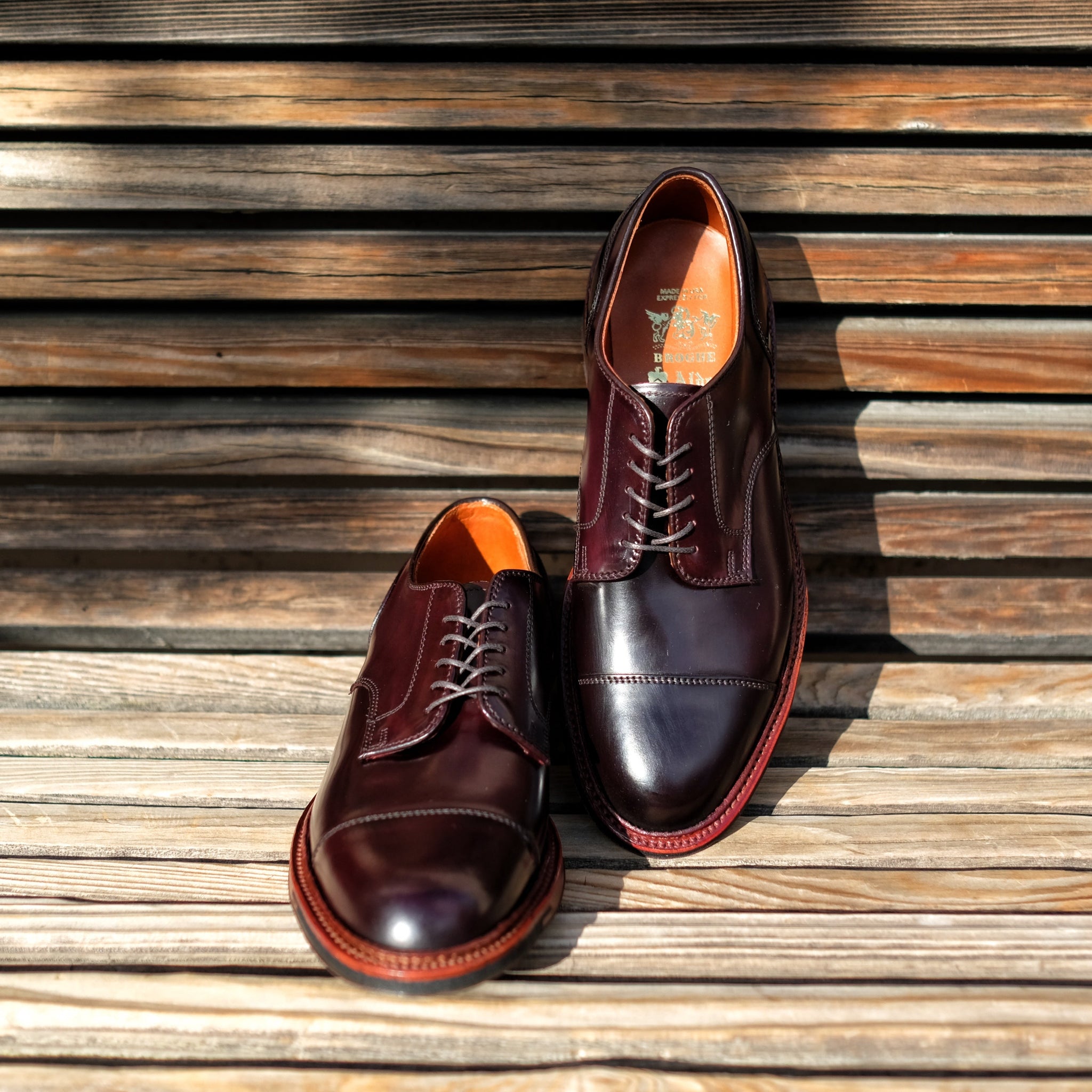 Alden x Brogue Cap Toe Blucher – BROGUE