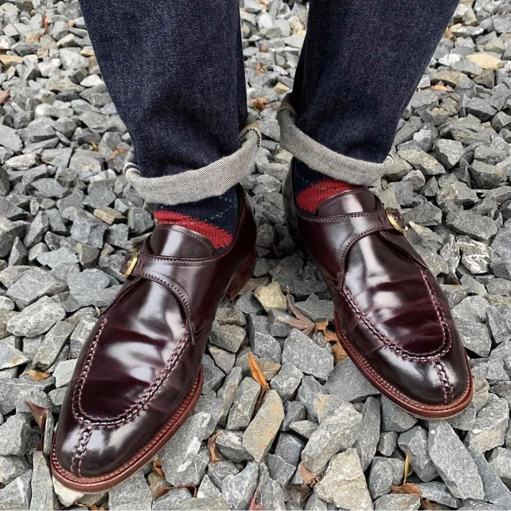 Alden x Brogue Hand Sewn NST Monk Strap