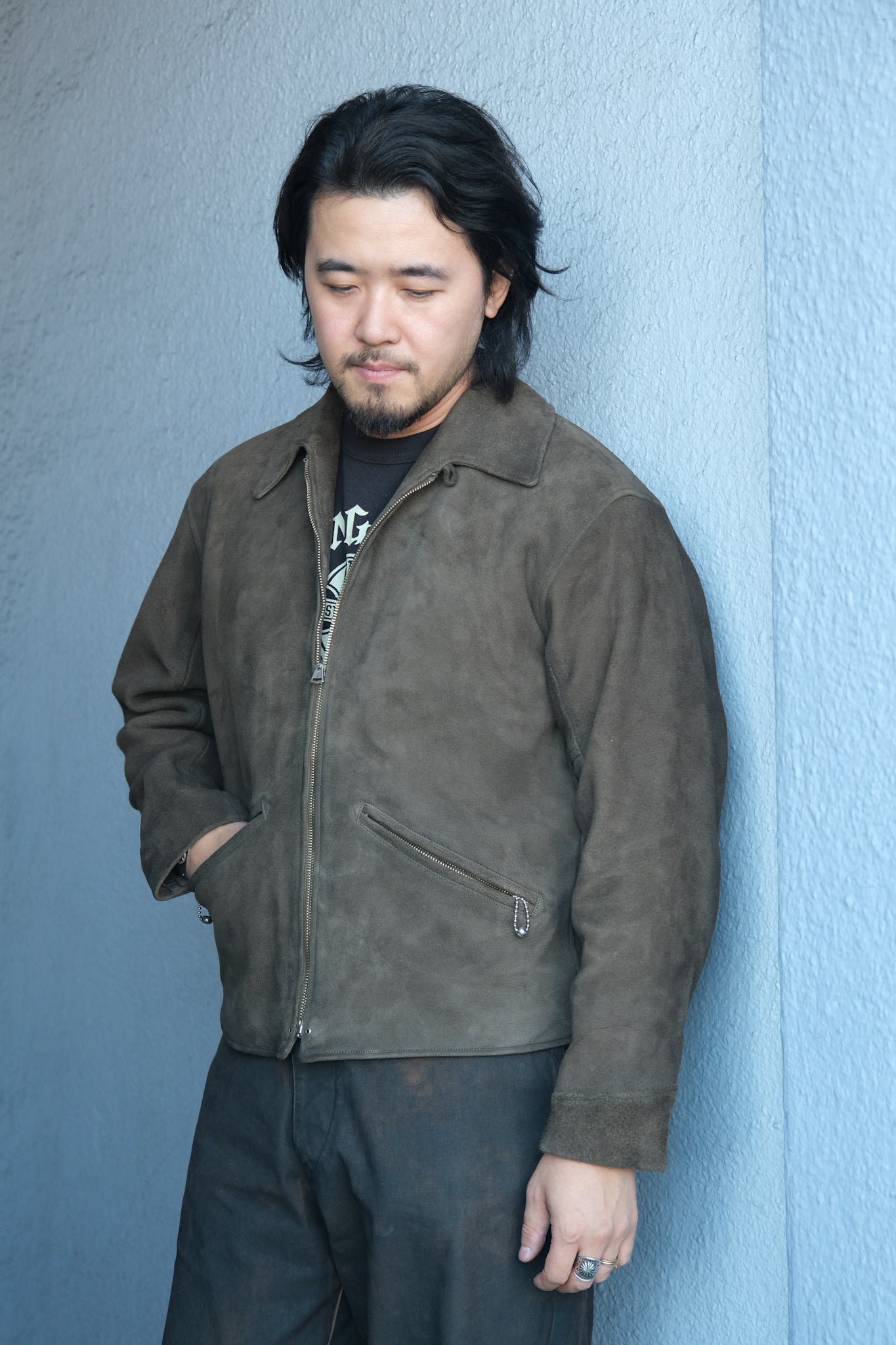 ジャケット・アウター old joe PATINA DEERSKIN THURLOW JACKET Old Joe - Patina Deerskin Thurlow Jacket – BROGUE