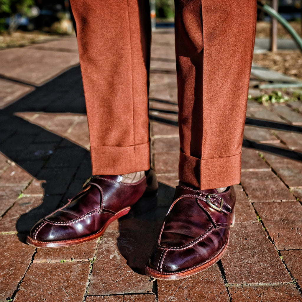 Alden x Brogue Hand Sewn NST Monk Strap