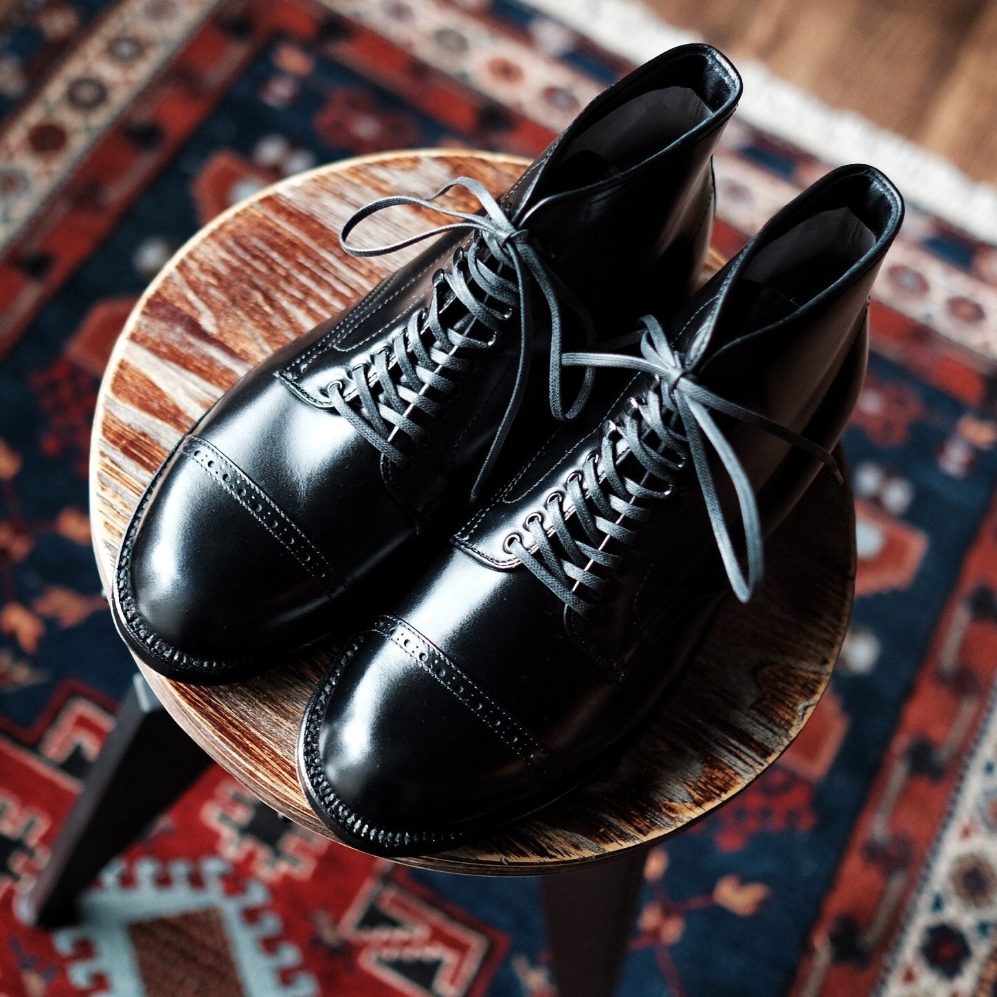 Alden x Brogue 5ZP Army Boot (Black Calf) – BROGUE