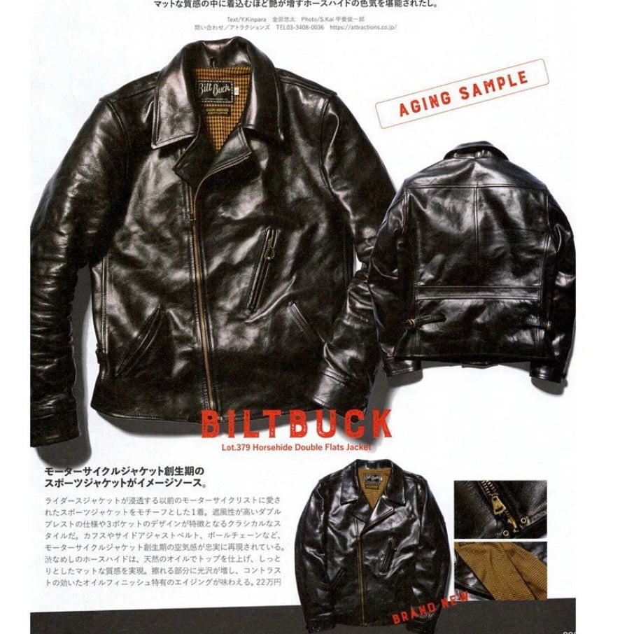 Attractions Lot.379 Horsehide Double Flats Jacket – BROGUE