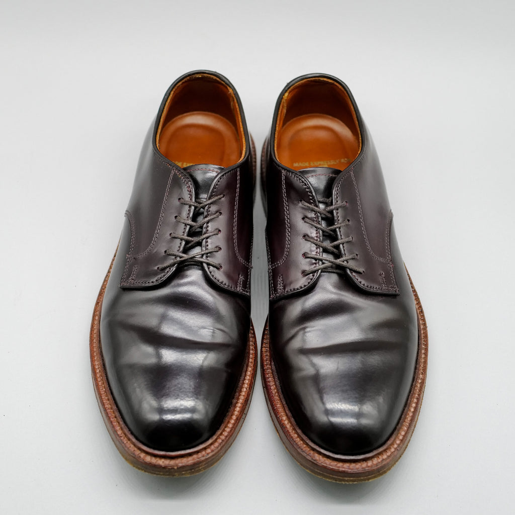 Alden x Brogue Plain Toe Blucher