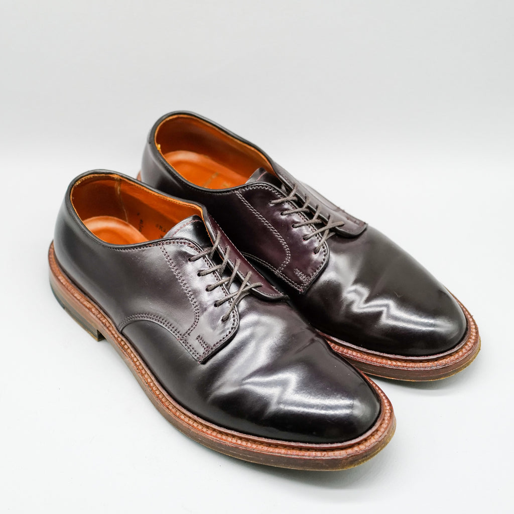 Alden x Brogue Plain Toe Blucher