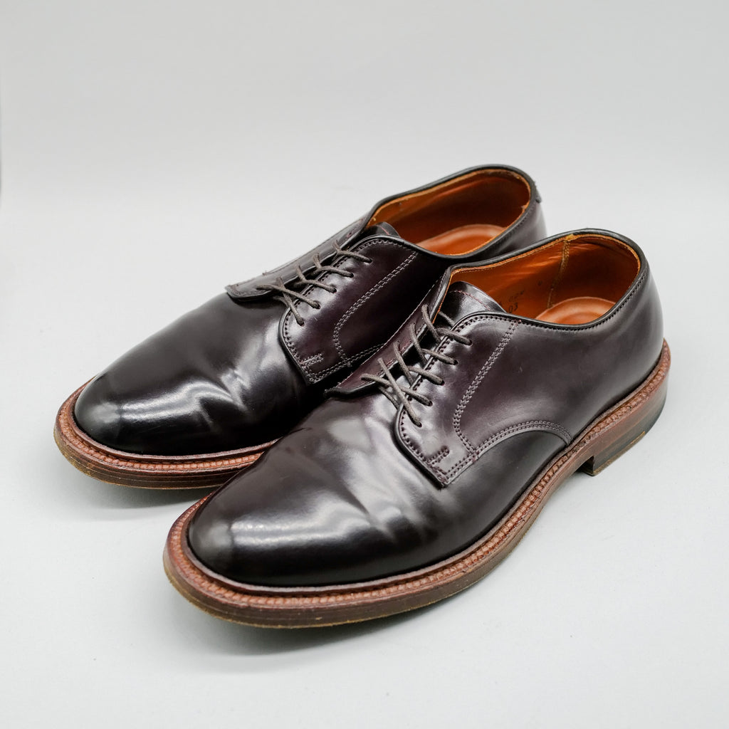 Alden x Brogue Plain Toe Blucher