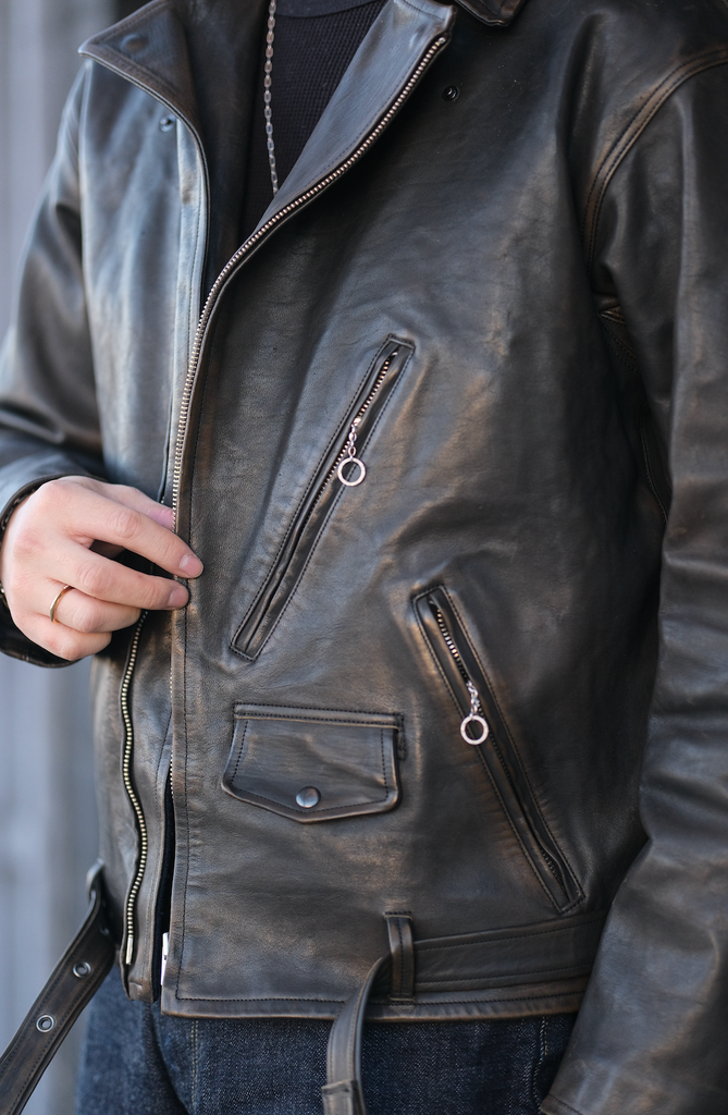 Old Joe Patina Horse-hide Perfecto Jacket