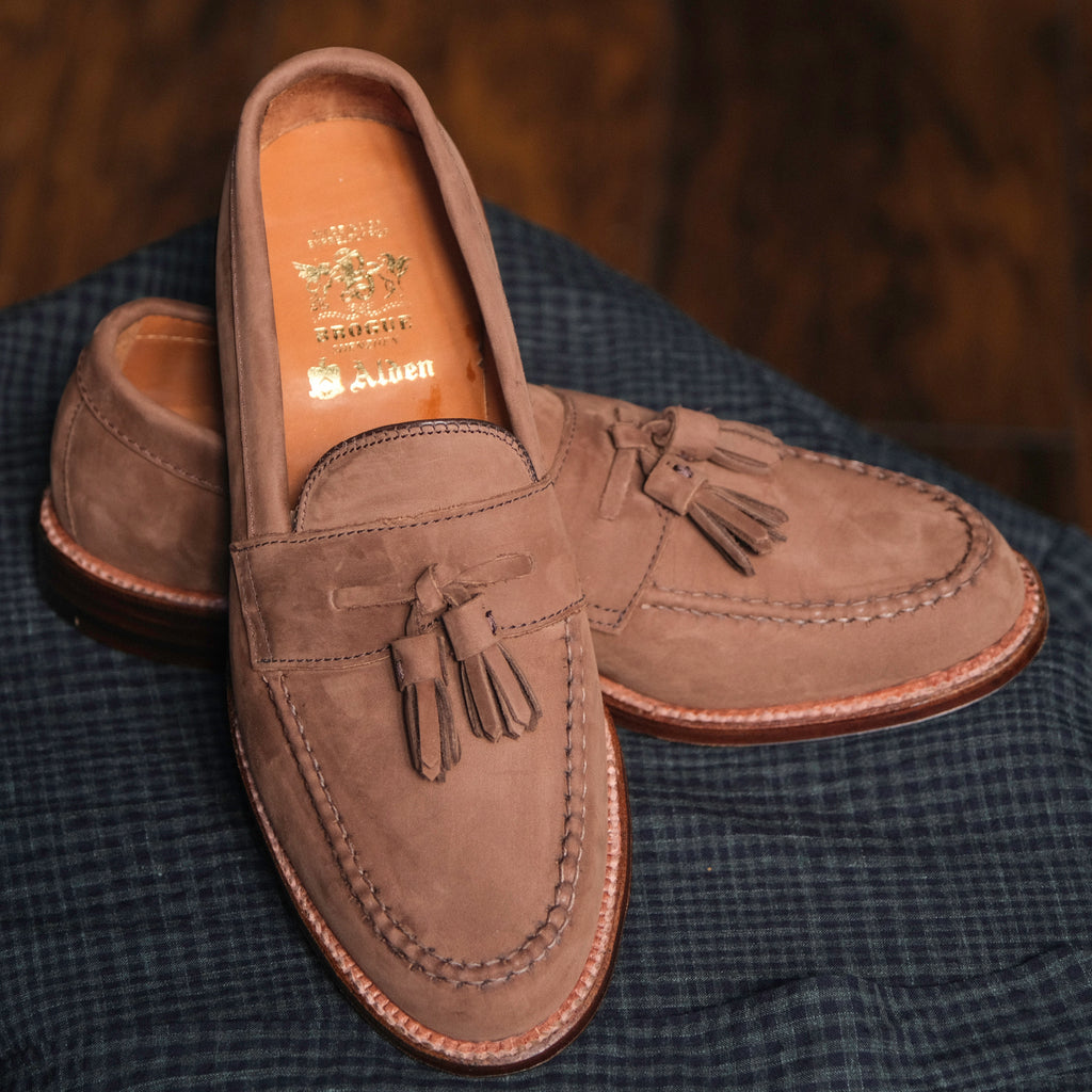 Alden x Brogue Handsewn Mocc Tassel Loafer