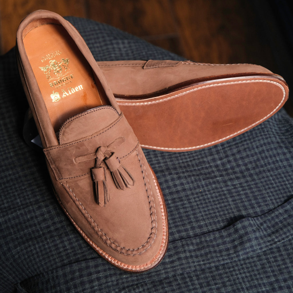 Alden x Brogue Handsewn Mocc Tassel Loafer