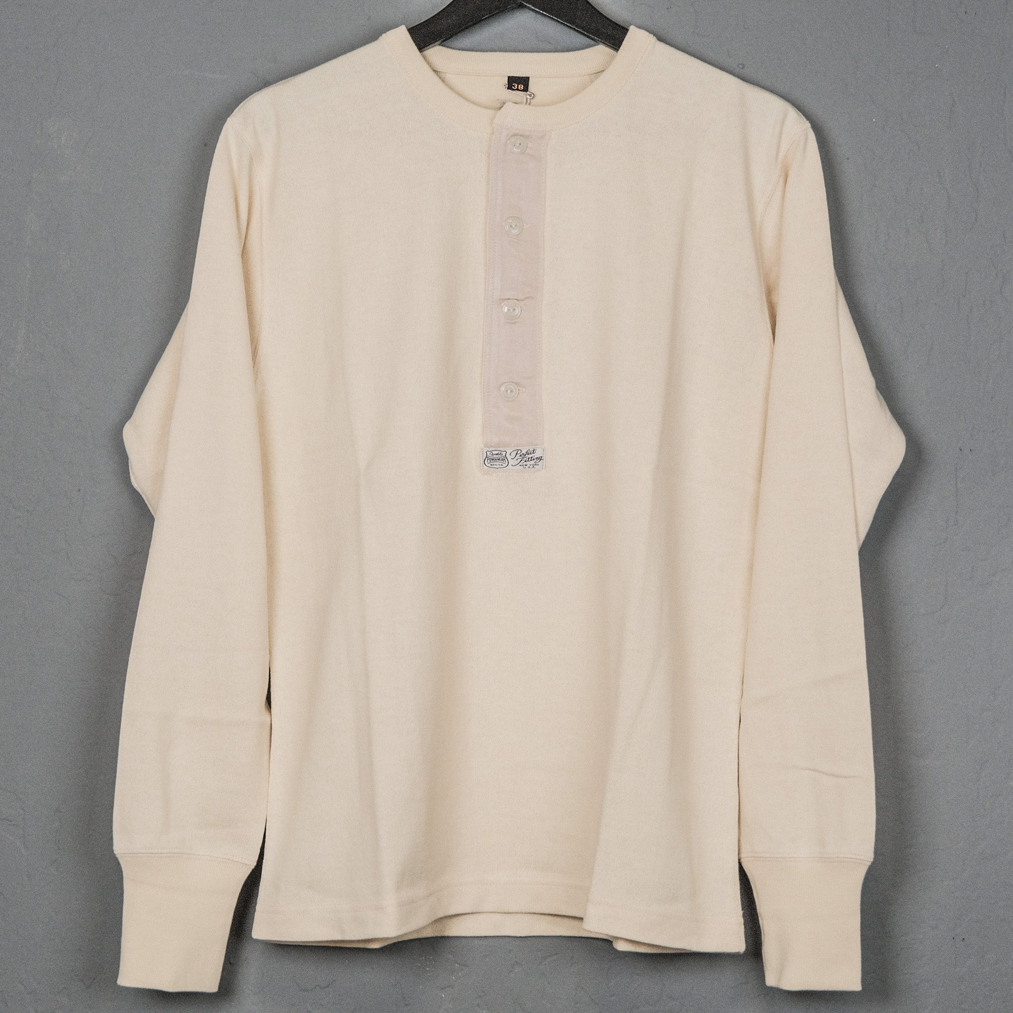 【極美品】 Freewheelers Henley Necked Shirts Freewheelers Henley Neck Long Sleeve Shirt – BROGUE
