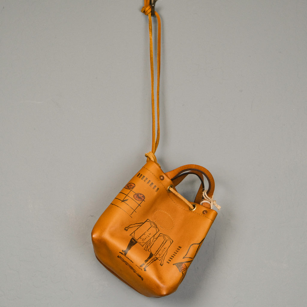 GLADHAND & Co. Leather Purse Bag "Glad Postals"