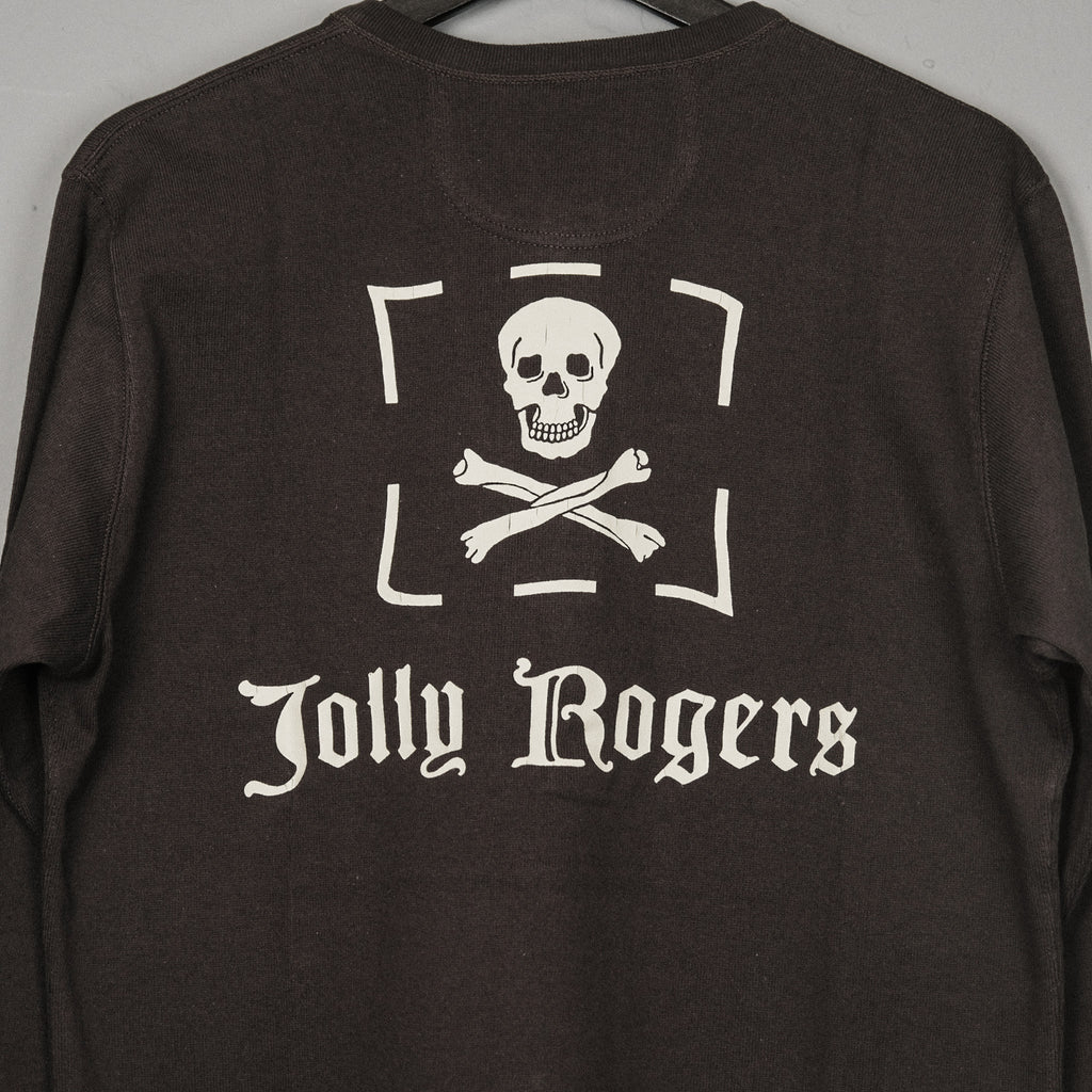 Freewheelers  U.S.NAVY "Jolly Rogers" VF-17 Henley Shirt