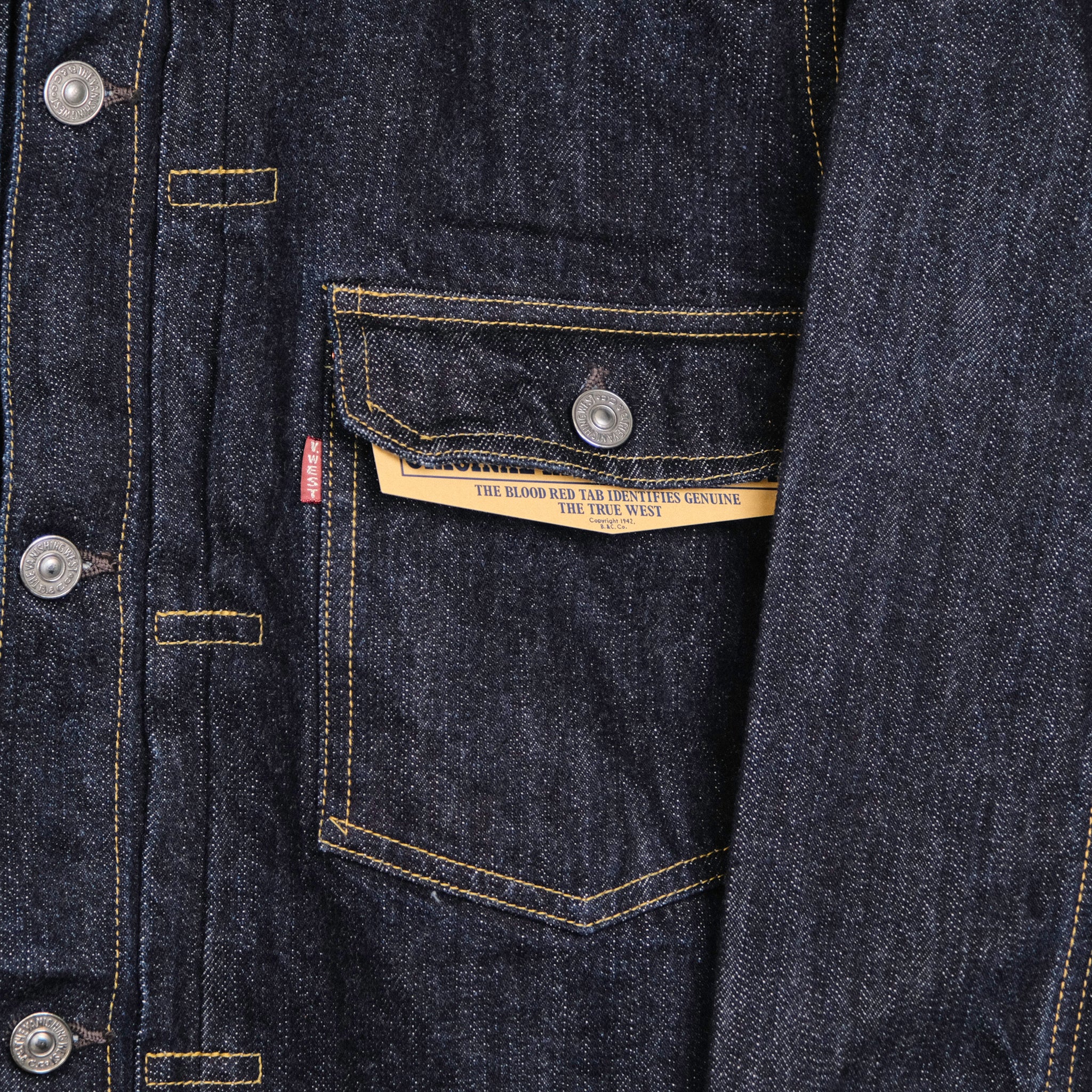Freewheelers Lot 506XX Denim Jacket 1942 WW II Model – BROGUE Freewheelers Lot 506XX Denim Jacket 1942 WW II Model – BROGUE