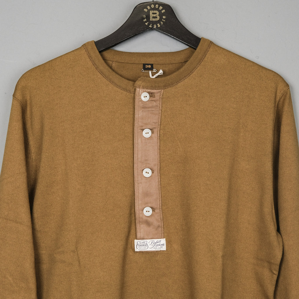 Freewheelers Henley Neck Long Sleeve Shirt
