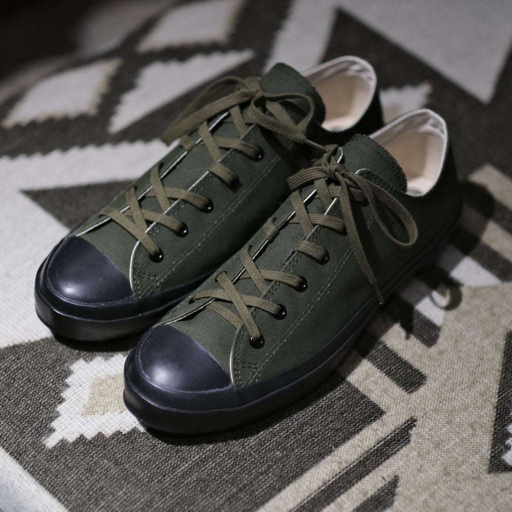 Shoes Like Pottery - Olive Duck Paraffin