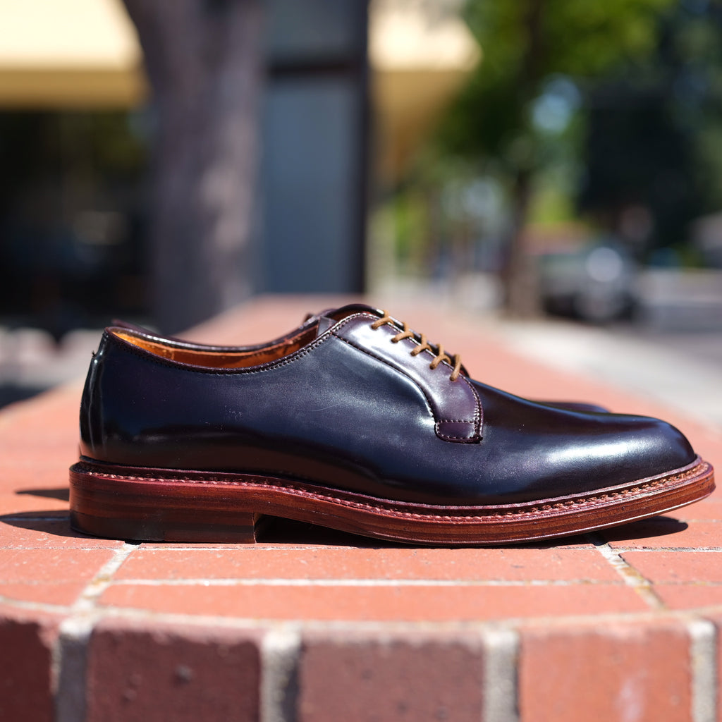 Alden x Brogue Plain Toe Blucher