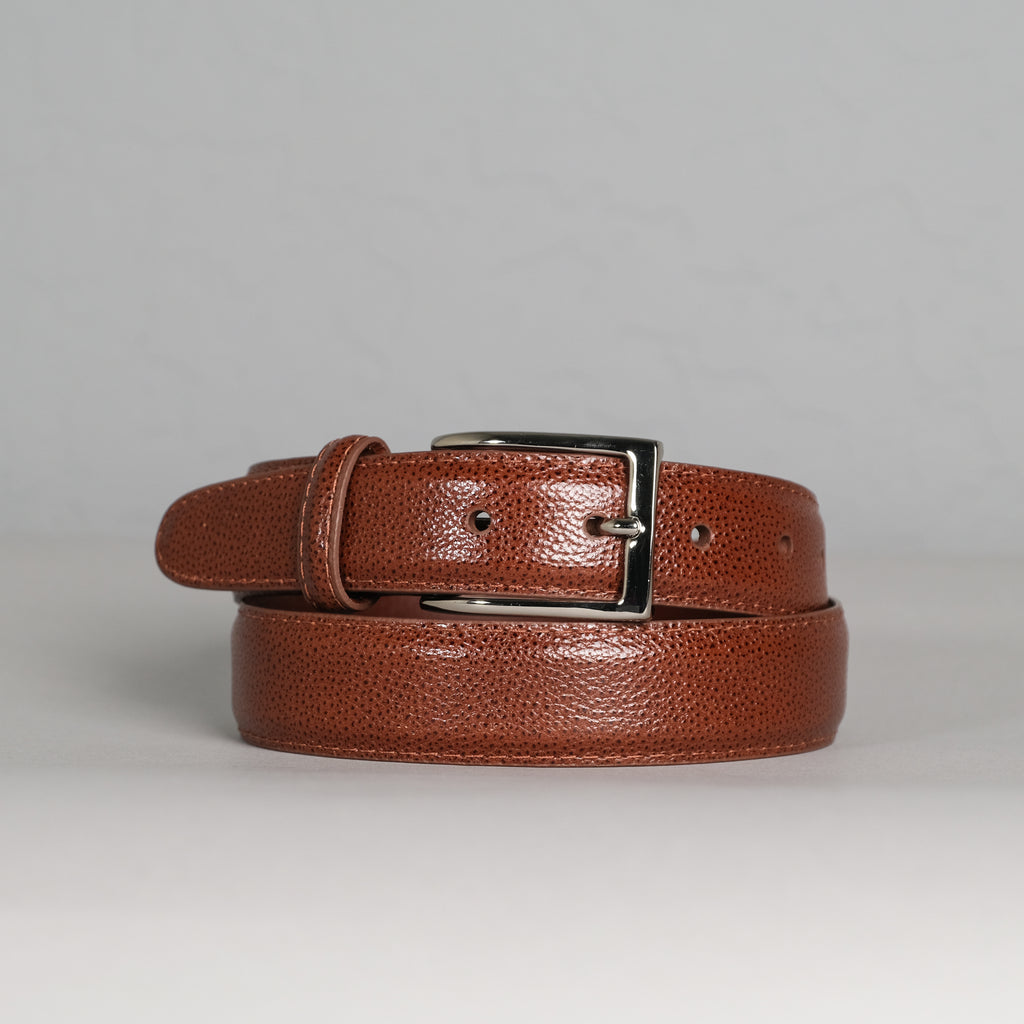 Alden Brown Alpine Grain Dress Belt