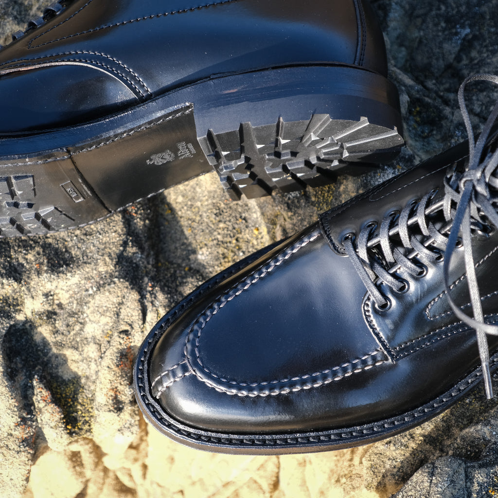 Alden x Brogue Black Tanker Boot