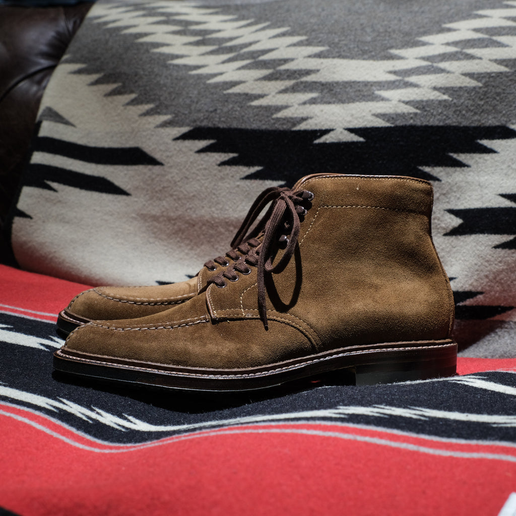 Alden x Brogue Snuff Suede Tanker Boot