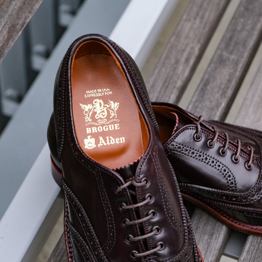 Alden x Brogue Menlo Bal (Color 8 Shell)