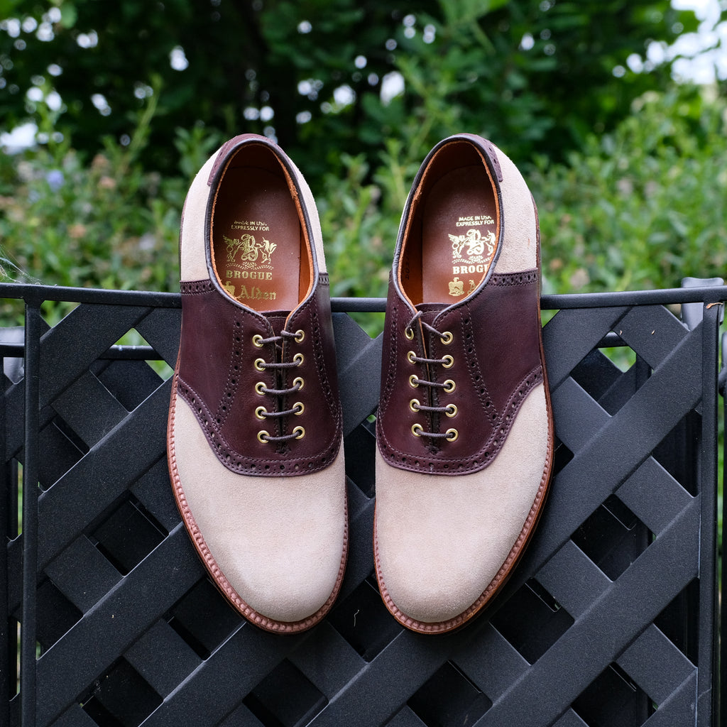 Alden x Brogue " Sinatra " Saddle Oxford