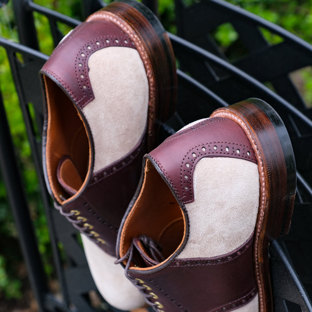 Alden x Brogue " Sinatra " Saddle Oxford