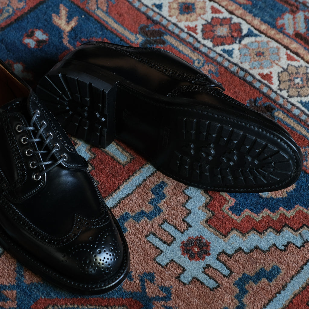 Alden x Brogue Masamune Blucher (Black Shell)