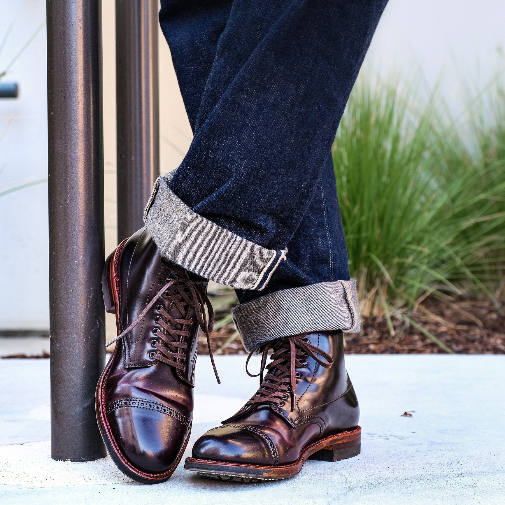Alden sales brogue boots