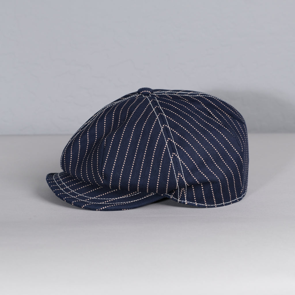 Freewheelers " Cassady " Indigo Wabash Stripe Hat