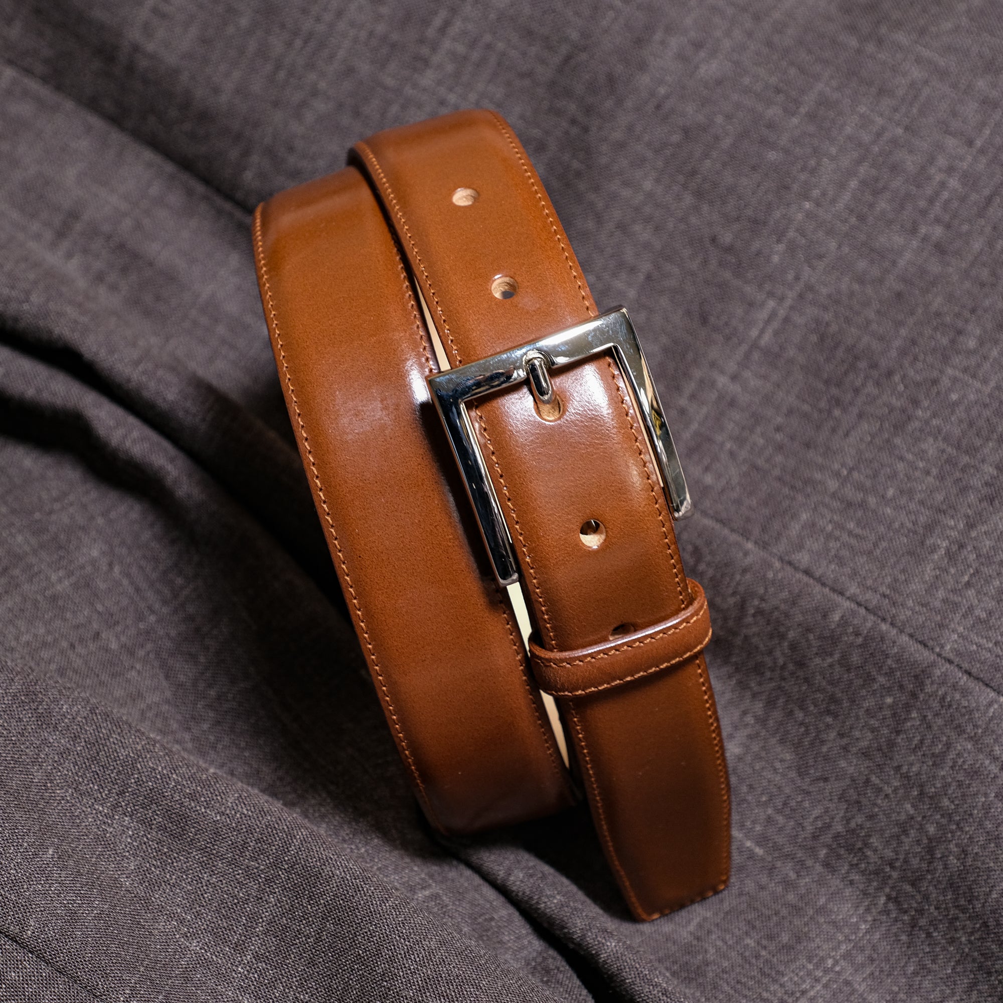 Kreis for Brogue Brown Saddle Leather Belt – BROGUE