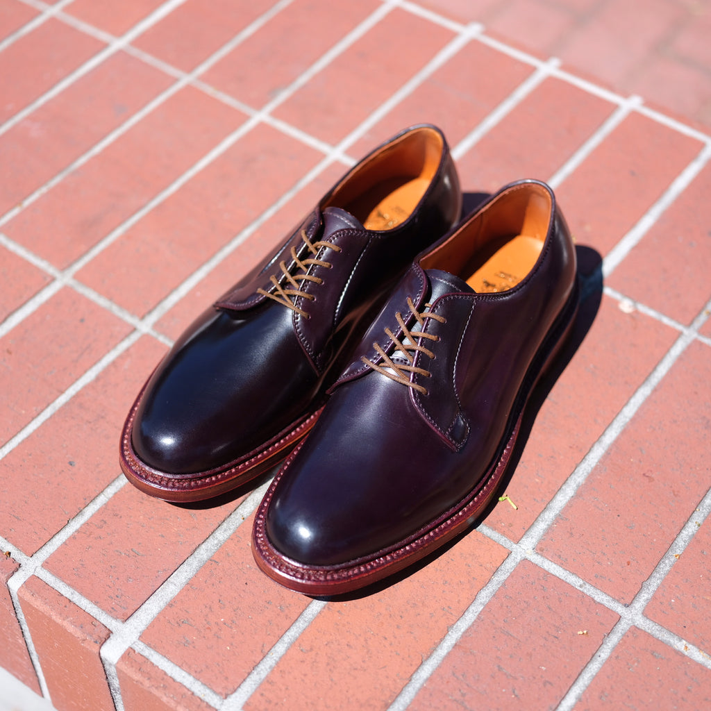 Alden x Brogue Plain Toe Blucher