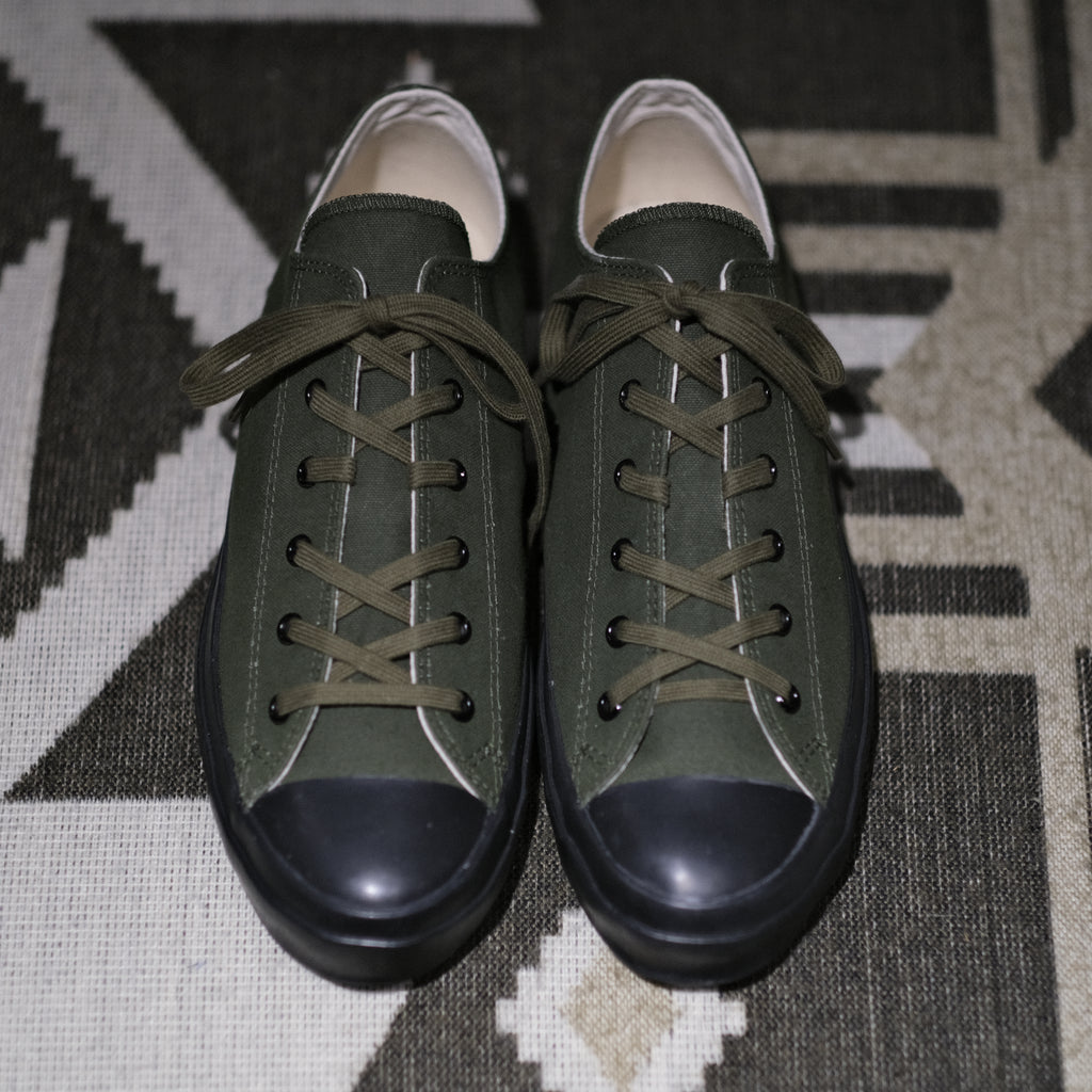 Shoes Like Pottery - Olive Duck Paraffin