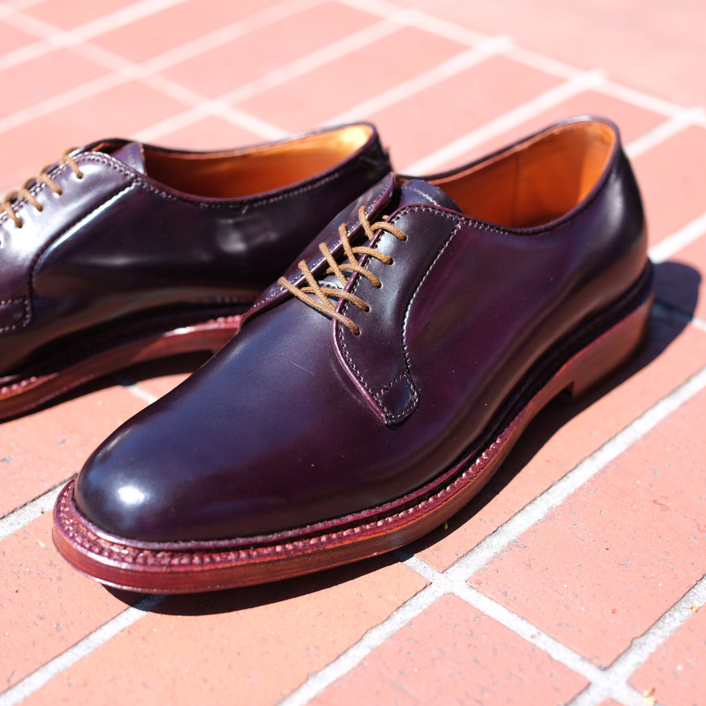 Alden x Brogue Plain Toe Blucher