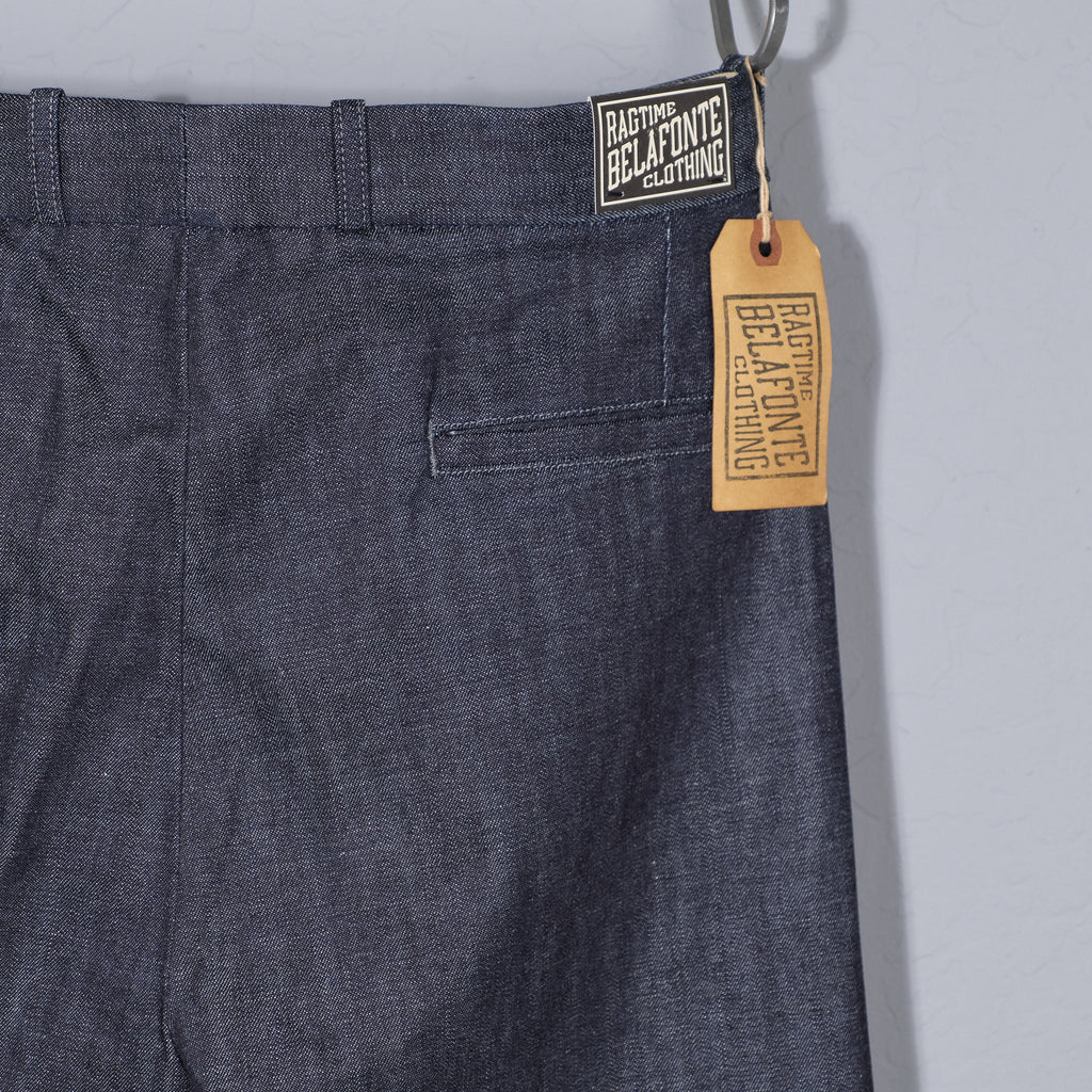 Belafonte Ragtime Denim Pleated Trousers
