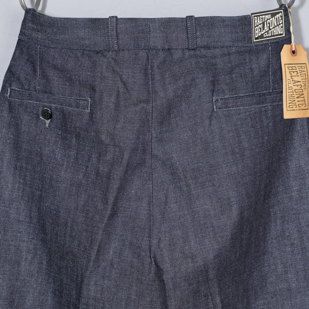 Belafonte Ragtime Denim Pleated Trousers