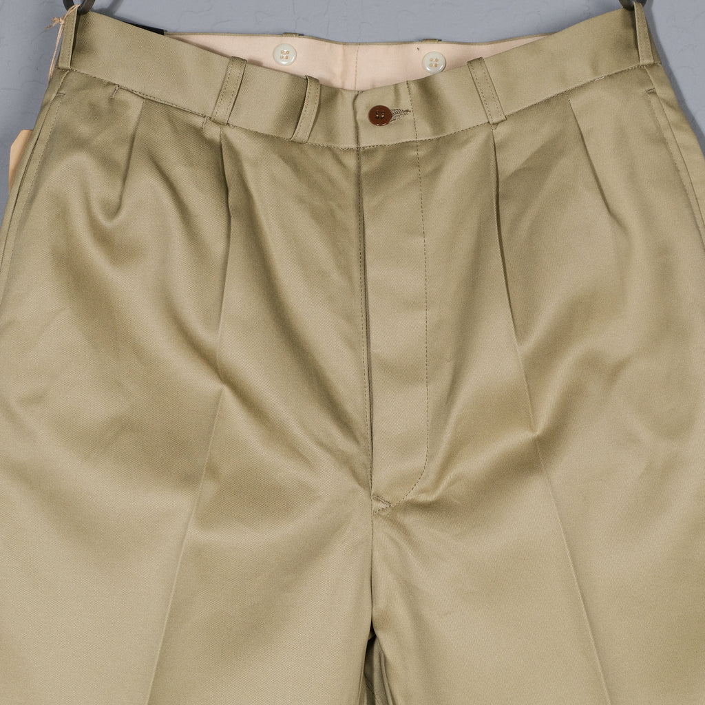 Belafonte Ragtime TLT Pleated Army Chino