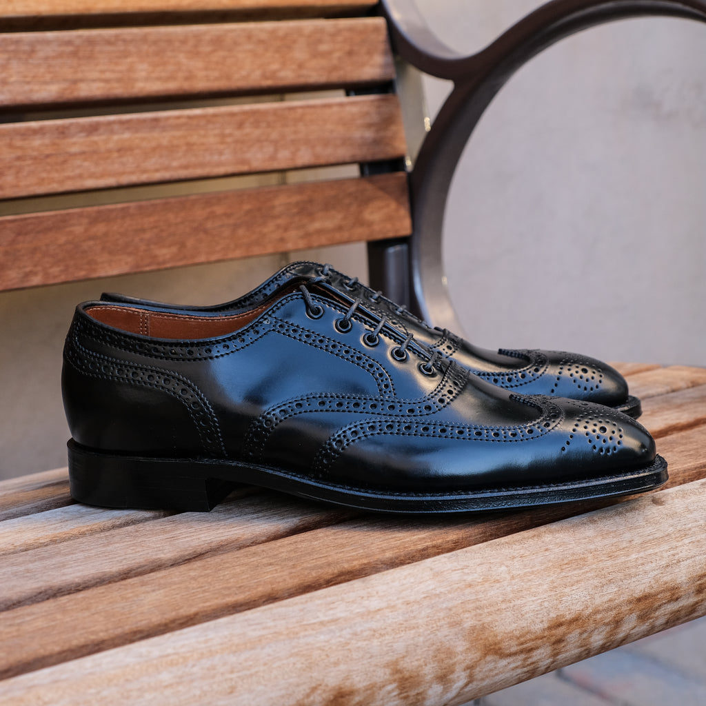 Alden x Brogue Menlo Bal (Black Shell)