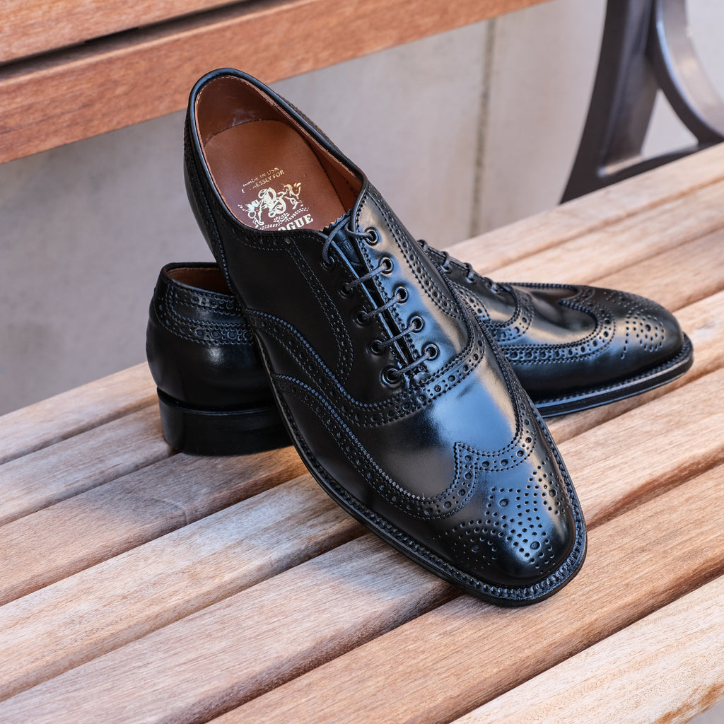 Alden x Brogue Menlo Bal (Black Shell)