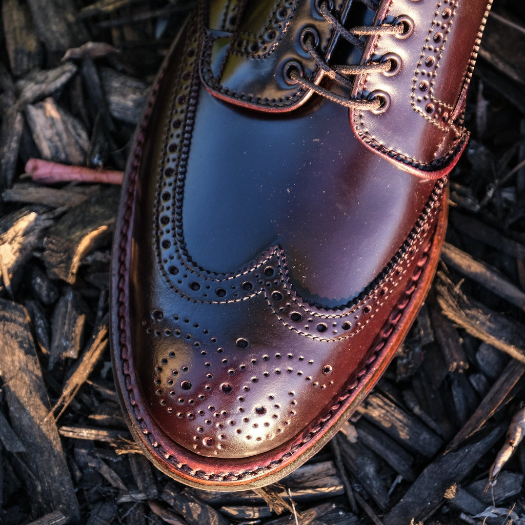 Alden x Brogue Masamune Blucher (Color 8 Shell)