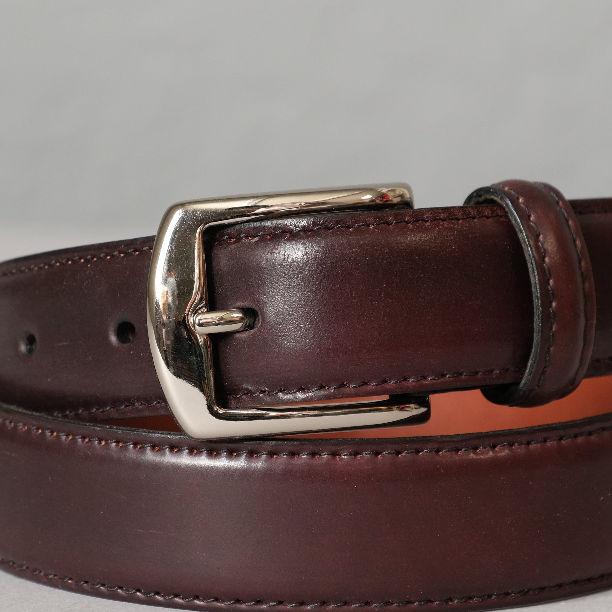 Stunning Shell Cordovan Belt 40 mm. width tailored made