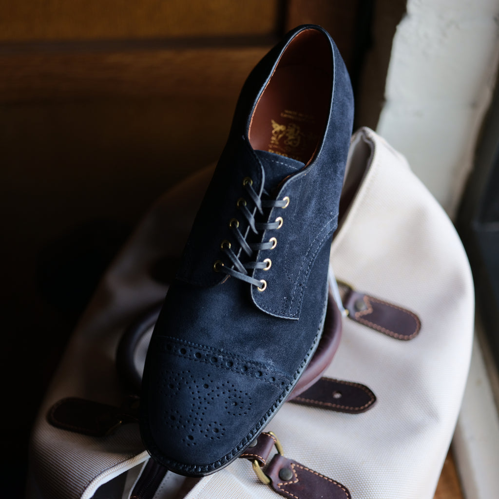 Alden x Brogue "Blue Suede Shoes"