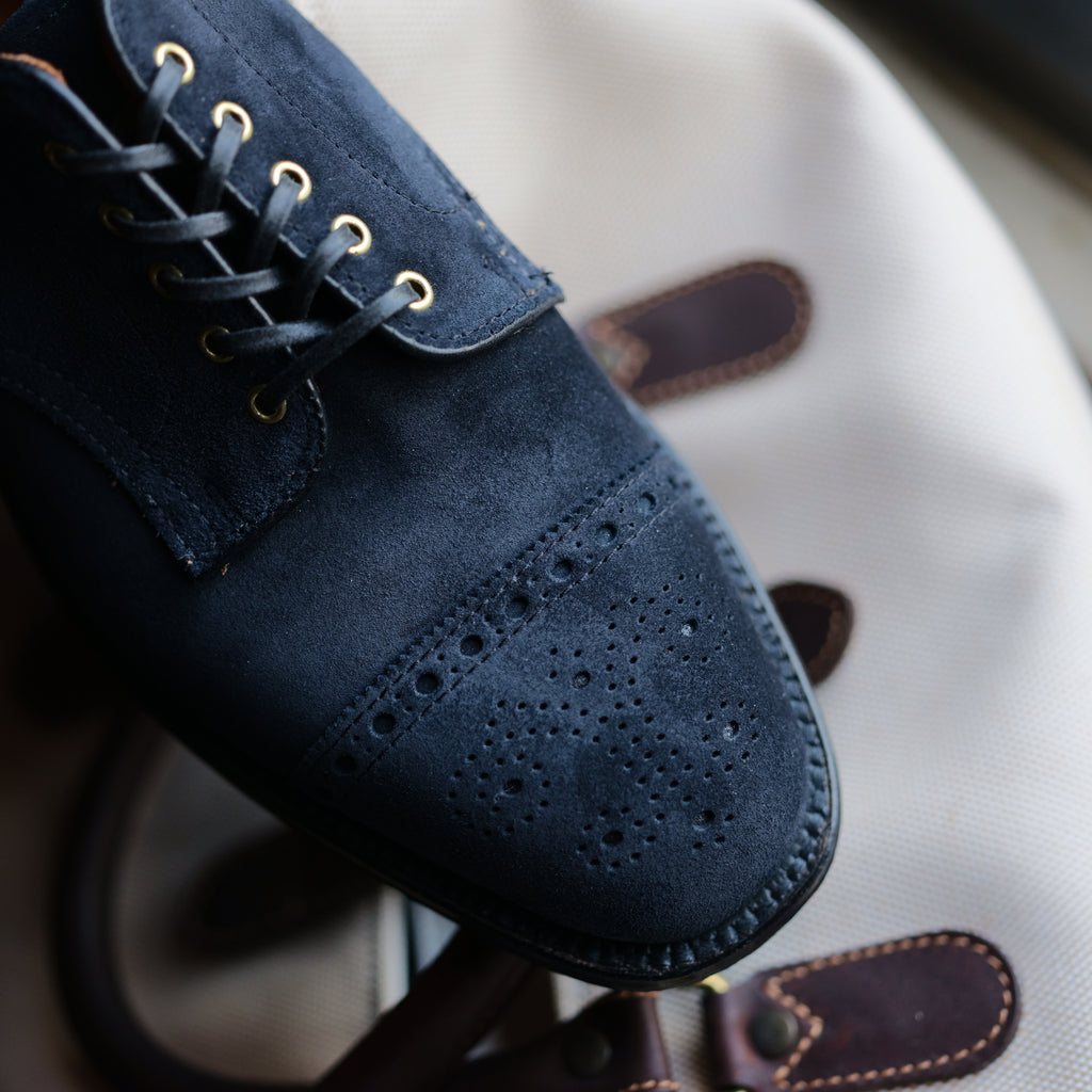 Alden x Brogue "Blue Suede Shoes"