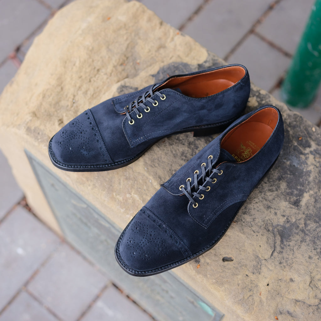 Alden x Brogue "Blue Suede Shoes"