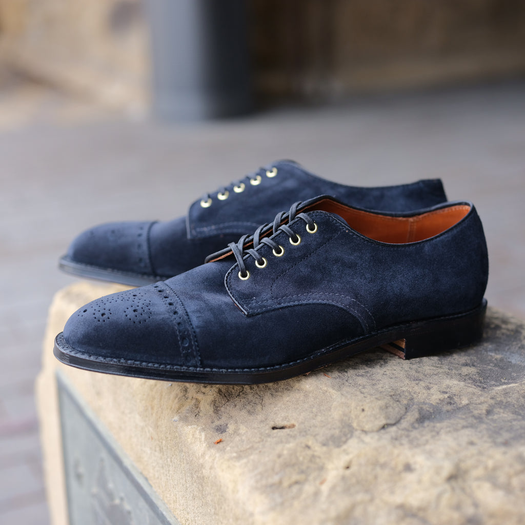 Alden x Brogue "Blue Suede Shoes"