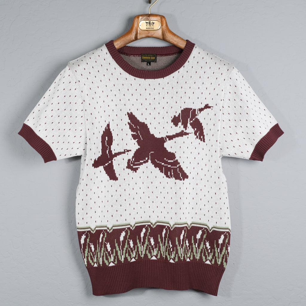 Groovin High Mallard Duck Summer Knit (Dark Burgundy)
