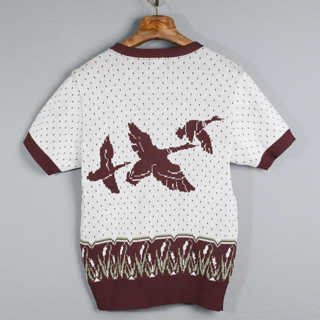 Groovin High Mallard Duck Summer Knit (Dark Burgundy)