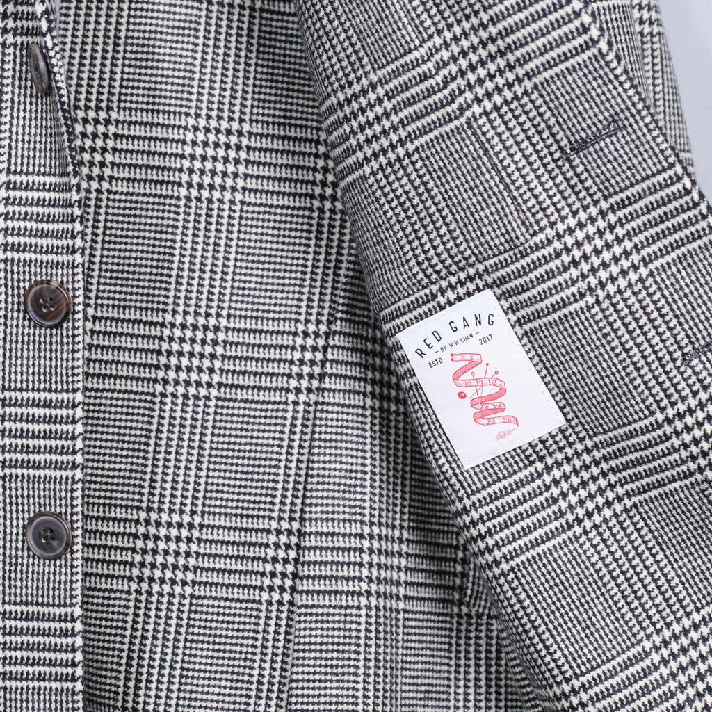 W.W.CHAN Red Gang for BROGUE Glen Plaid TEBA Jacket