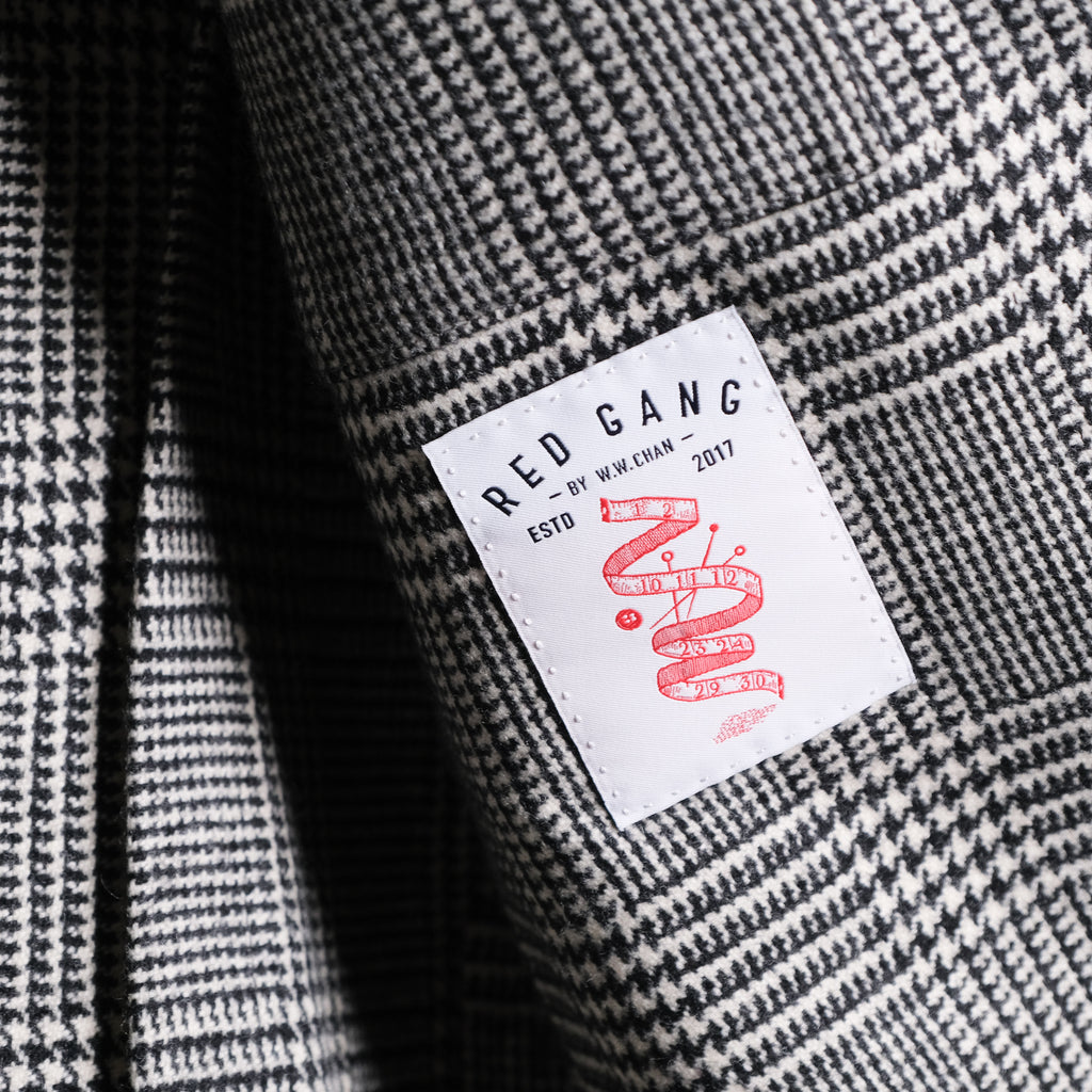 W.W.CHAN Red Gang for BROGUE Glen Plaid TEBA Jacket